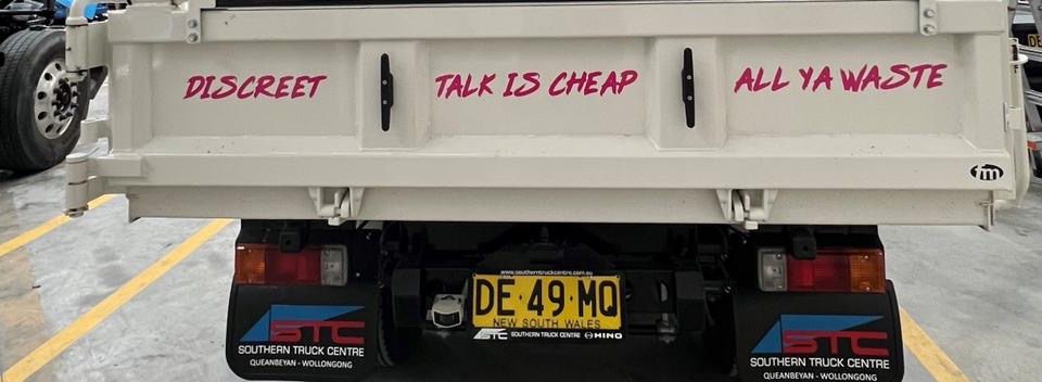 Trash Talk truck